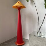 80s pop red floor lamp