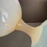 20th century white opaline vase