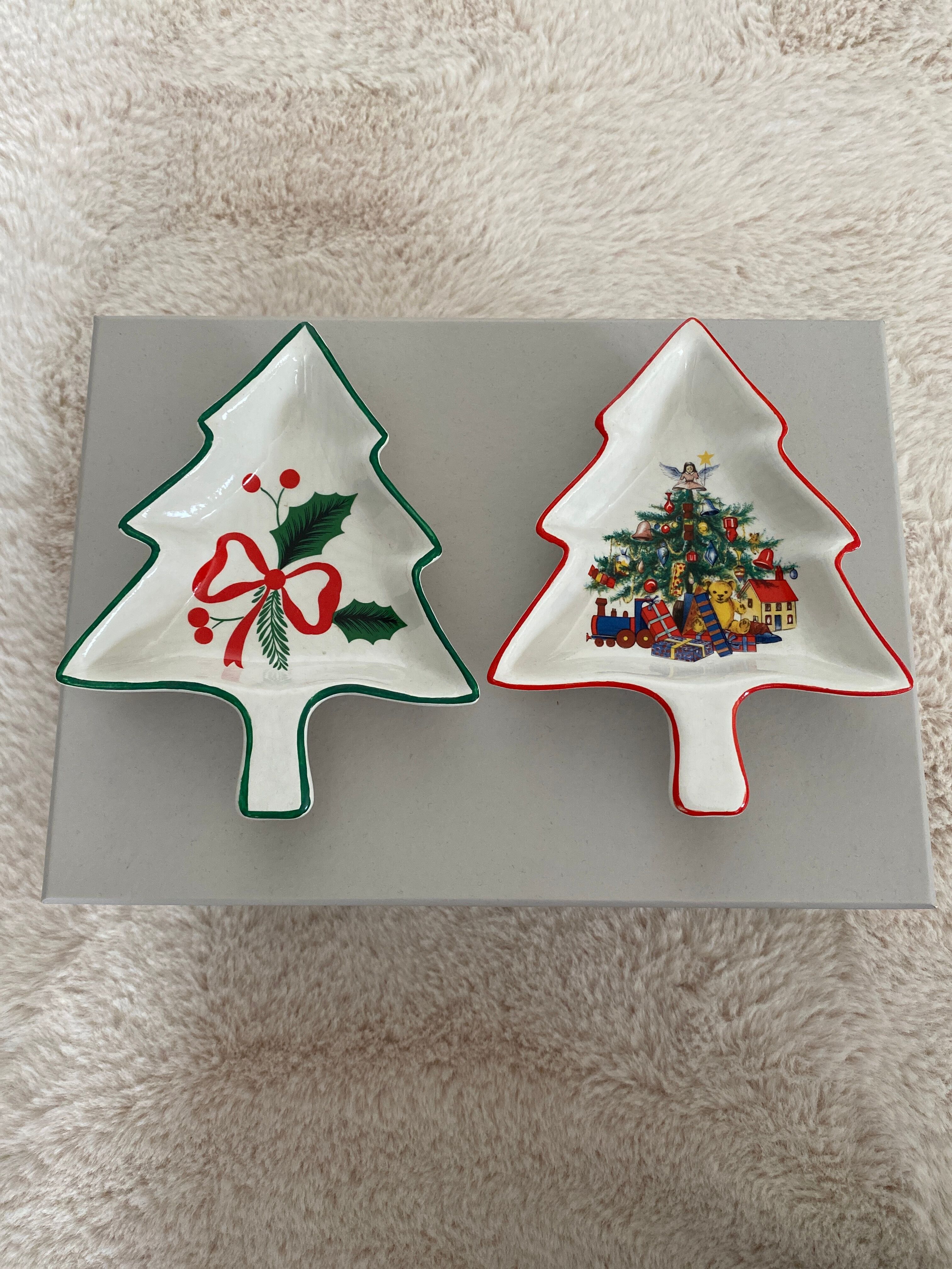 Christmas fir cups Lancel porcelain