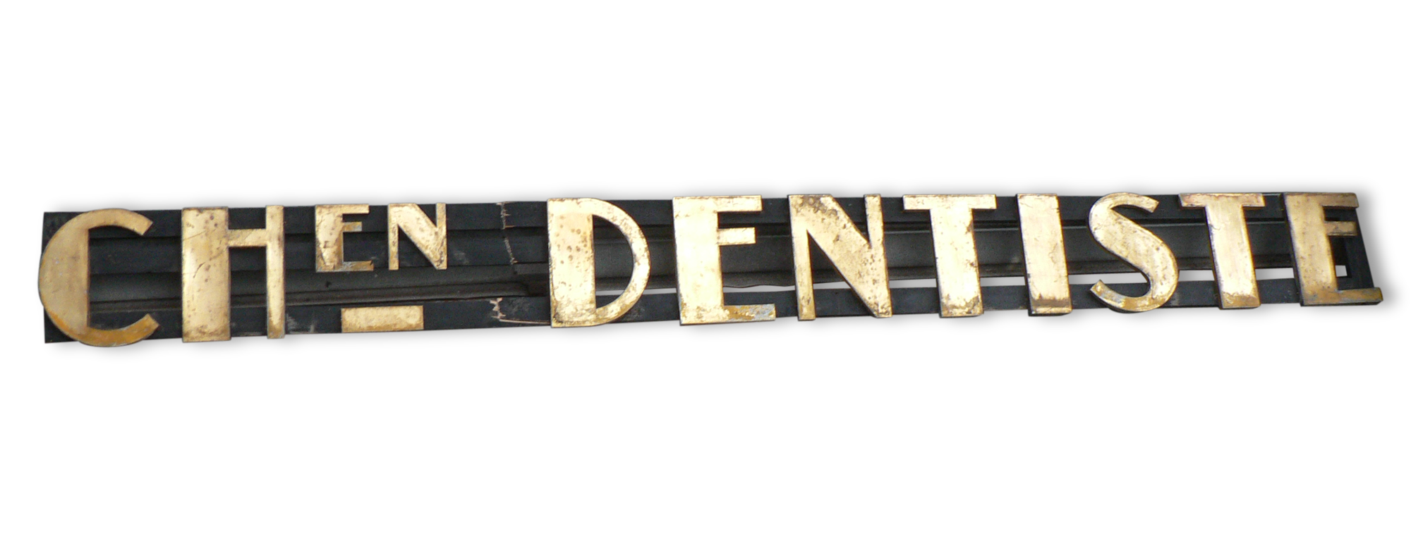 Sign art deco surgeon dentist