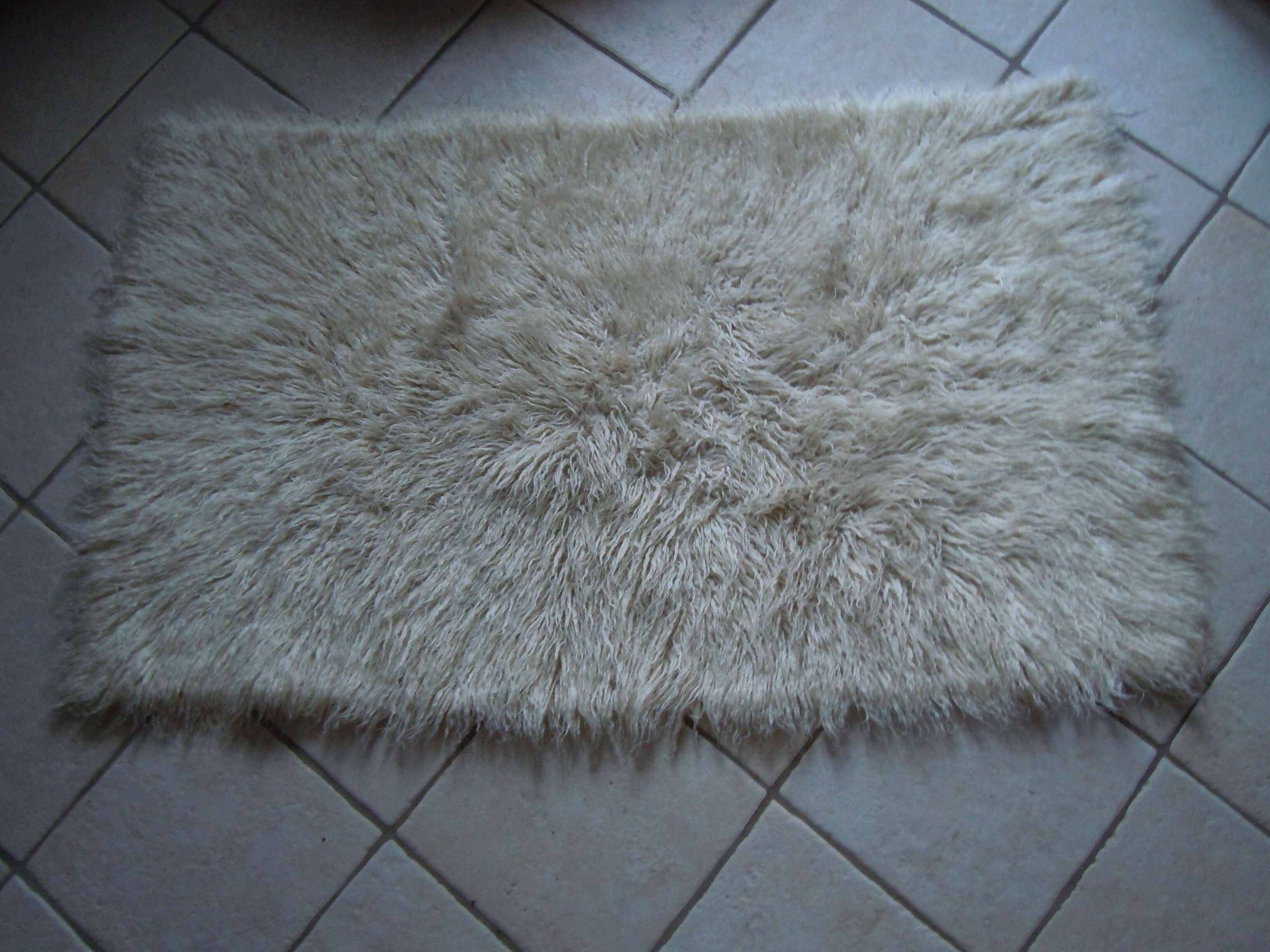 small Greek Flokati rug 80 x 140