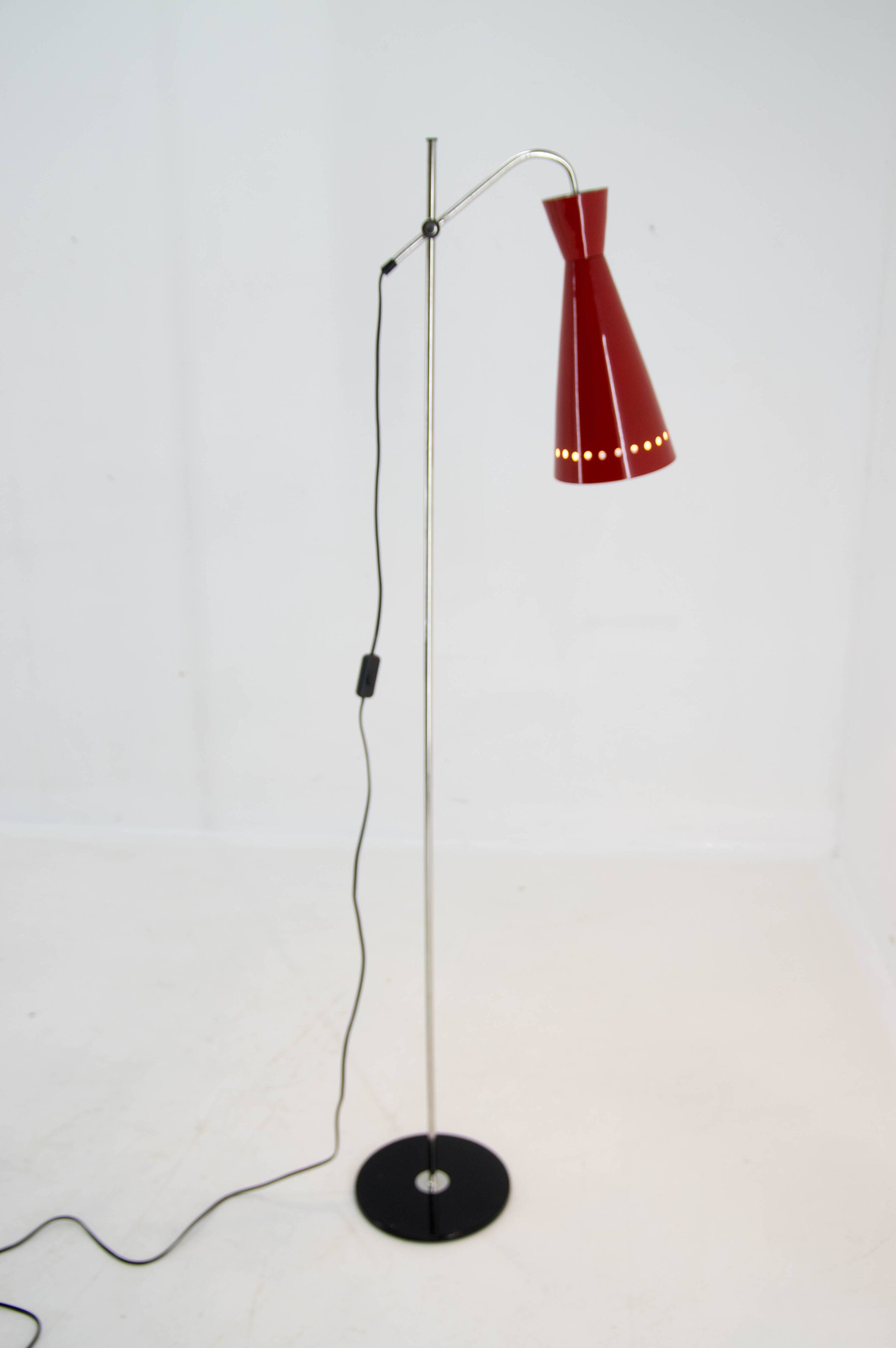 Space Age Floor Lamp, Czechoslovakia, 1960s