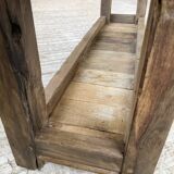Solid oak console workbench 220cm