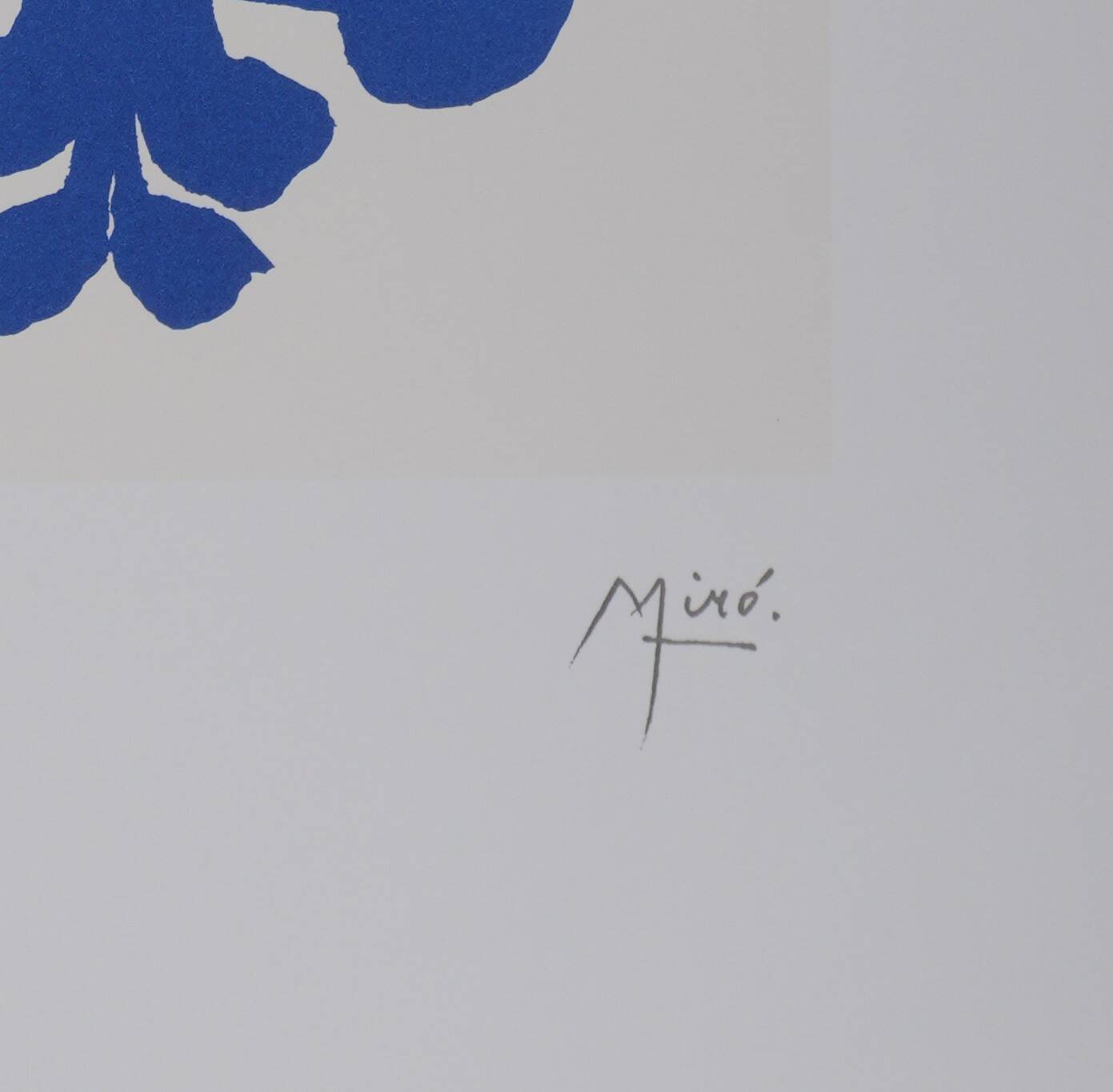 Joan Miro: Little Girl in the Garden, signed lithograph