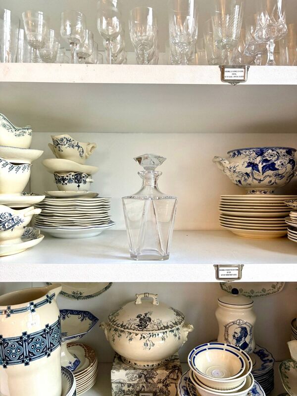 Carafe en cristal Baccarat, modèle ''Cordon bleu