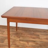 Mid-century danish teak extendable dining table, 1960s
