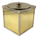 Hollywood regency golden Ice Bucket, Italy, ca. 1970s