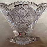 Vintage cut crystal vase