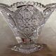 Vintage cut crystal vase