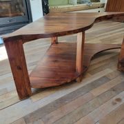 Design coffee table in 2 parts from around 1970.