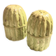 Set of salt and pepper shakers, barbotine