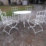 Iron garden furniture