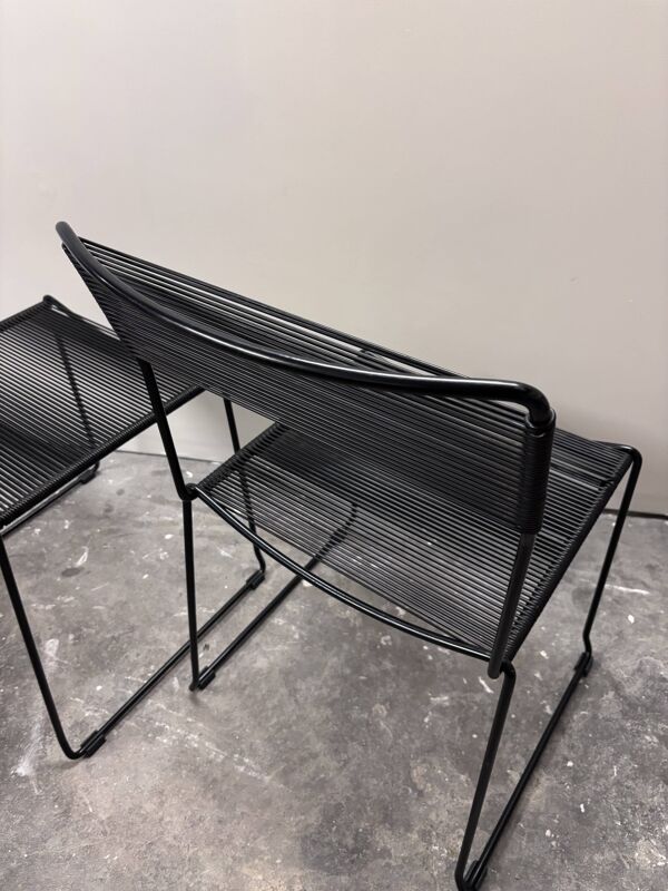 Lot de 4 chaises ''Spaghetti'' - Giandomenico Belotti pour Alias - Italie, 19
