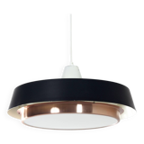 Metal pendant lamp by j.j.m. hoogervorst for anvia, 1960s | rare model