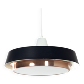 Lampe à suspension en métal par jjm hoogervorst pour anvia, années 1960 | modèle rare