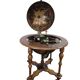 Vintage bar globe / bar furniture with decorative globe