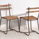 Antique garden chairs (c.1920). Set of 2 pieces no. 2