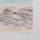Camille COMBE: The rocks of the open sea, Original signed monotype