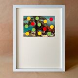 Coconut Sorbet - Collage on Postcard