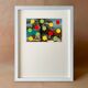 Sorbet Coco - Collage sur carte postale
