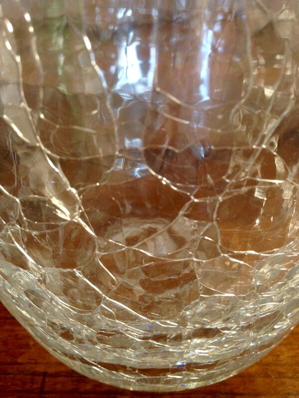 Seau à champagne en cristal