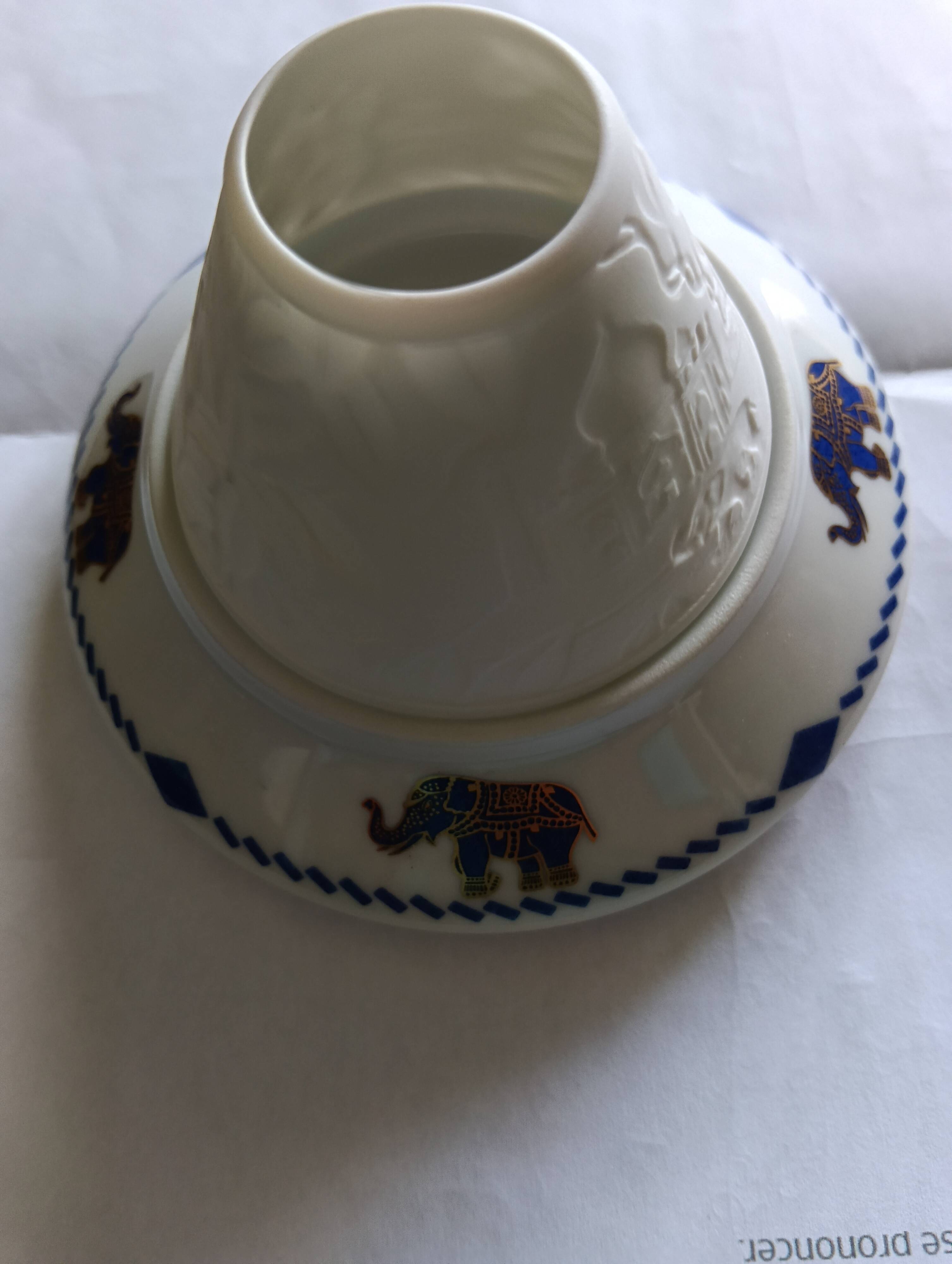 Haviland porcelain lantern