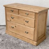 English style chest of drawers 1920 pine and pitchpin