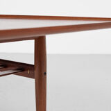 Midcentury Danish large coffee table in teak by Grete Jalk for Glostrup 1960s