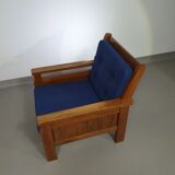 2 brutalist lounge chairs - 1960s