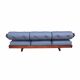 Gianni Songia Daybed in Navy Blue Andrew Muirhead Fine Scottish Leather