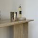 Console 100% Travertin brut