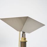 Floor lamp in gilded brass