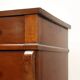 Antique walnut restoration commode with 3 drawers, 1800s.