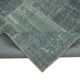 Handmade oriental contemporary 171 cm x 243 cm grey patchwork rug