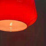 Orange glass pendant lamp Polam-Pila, 1970s.