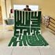 Green RUG, Beni Ourain Moroccan Rug 250/150cm