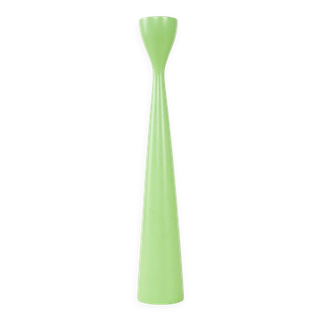 Pastel green candlestick, Danish design, 1970s, made in Denmark