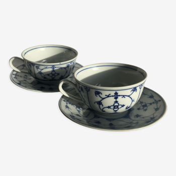 Tasses à café et soucoupes en porcelaine Winterling Bavaria