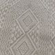 Hand-woven margoum rug in natural wool