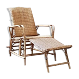 Rattan lounge chair