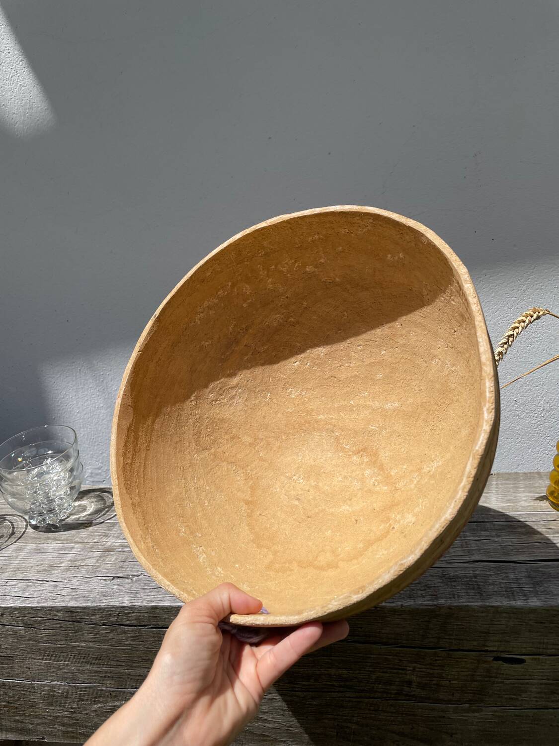 Ethnic wall calabash