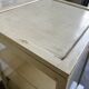 Vintage wooden shop counter, display case, shelf