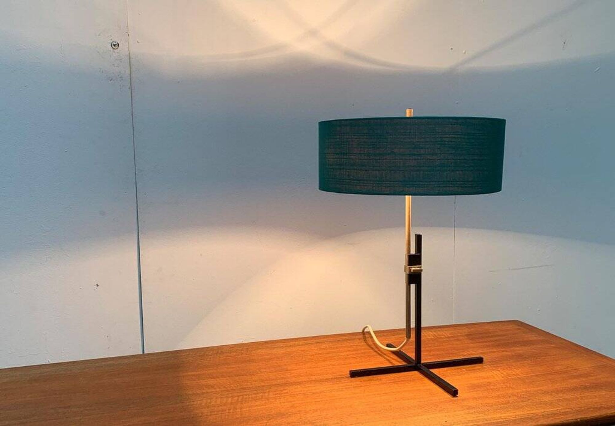 Mid-century minimalist table lamp by Kaiser Idell / Kaiser Leuchten.