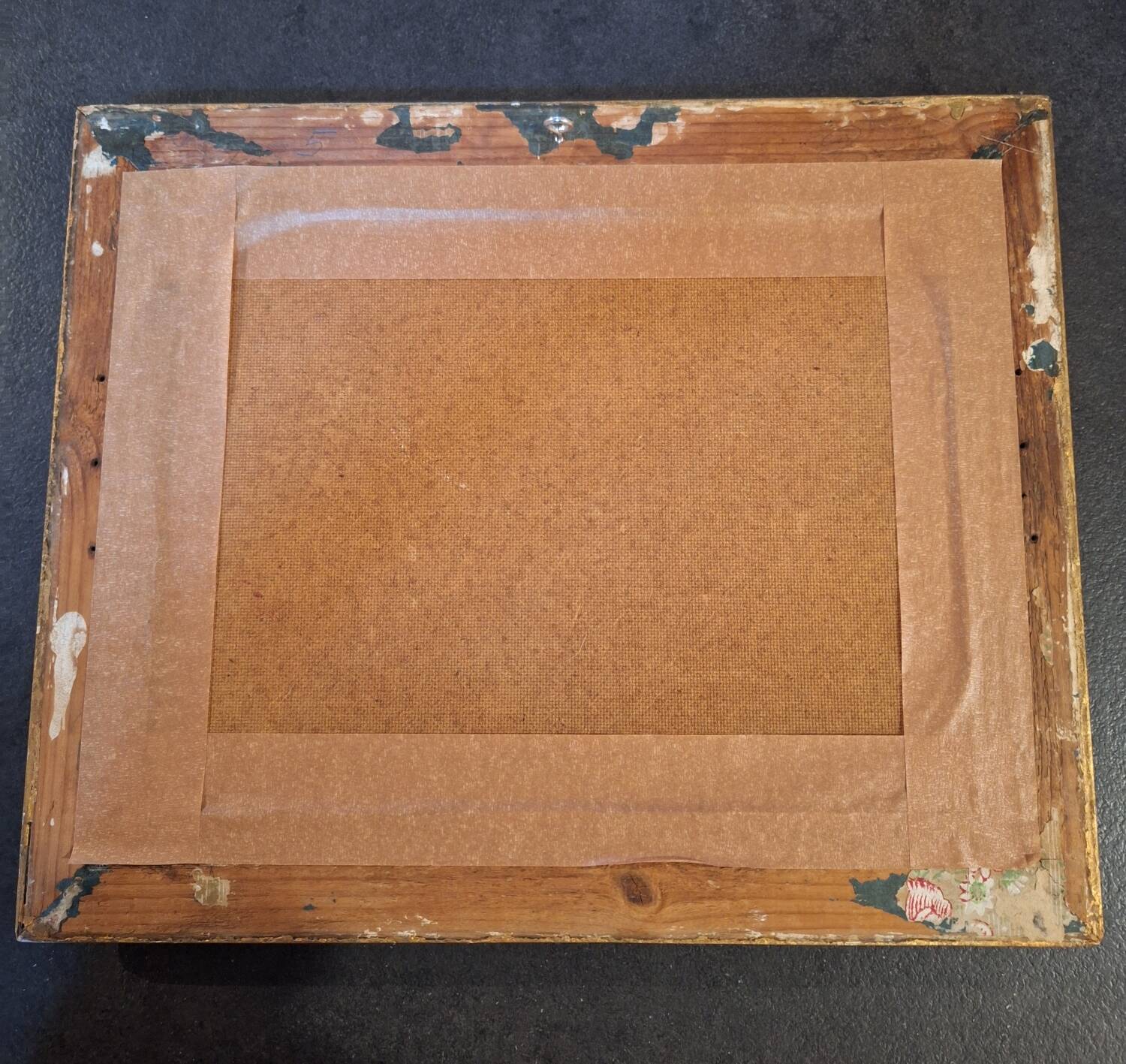 Oil painting on panel