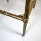 gilded brass side table