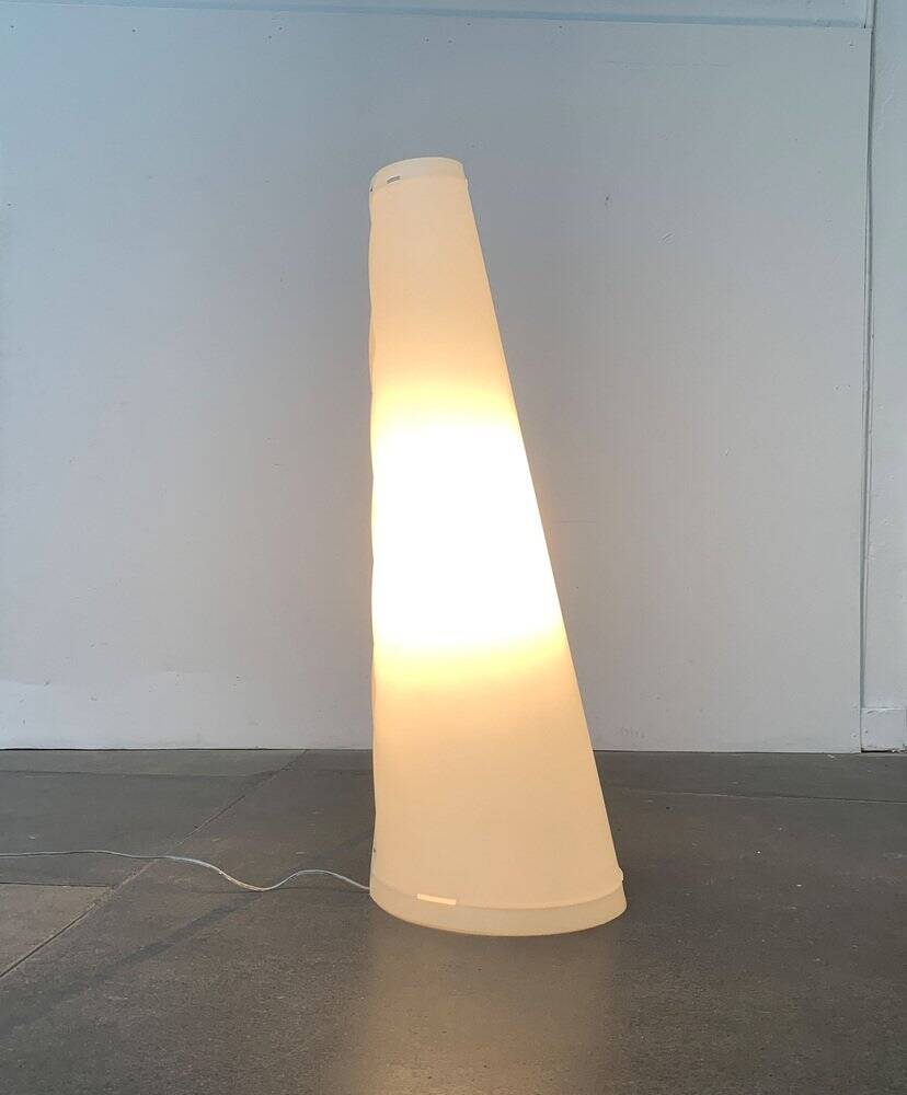 Italian postmodern cone floor lamp by Emporium