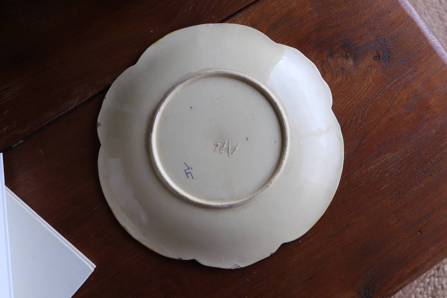 Plate of pansy slip