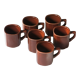 6 espresso cups from Sarreguemines France