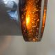 Set of 3 vintage Limburg wall lights, chrome and bubbled glass, Germany 1960
