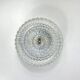 Wall light ceiling lamp glass minimalist 1970 1980 seventies eighties